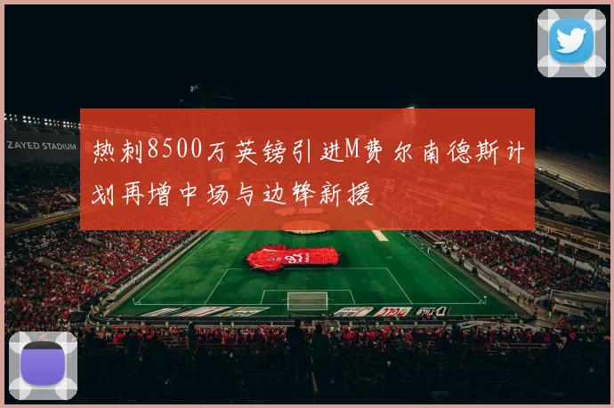 热刺8500万英镑引进M费尔南德斯计划再增中场与边锋新援